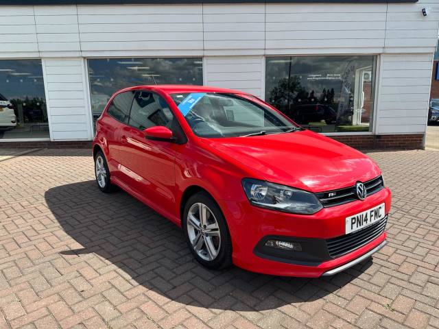 Volkswagen Polo 1.2 TSI R-Line Euro 5 3dr Hatchback Petrol Red