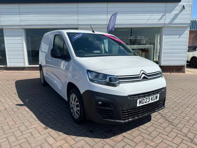Citroen Berlingo 1.5 BlueHDi 650Kg Driver Edition 100ps 6 Speed S/S Panel Van Diesel WHITE
