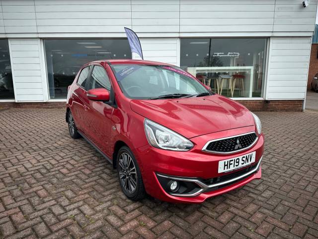 Mitsubishi Mirage 1.2 4 5dr CVT Hatchback Petrol RED