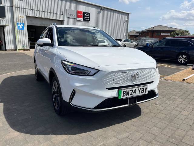 MG MG ZS 0.0 115kW Trophy Connect EV Long Range73kWh 5dr Auto Hatchback Electric WHITE
